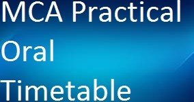 unipune mca timetable 2015